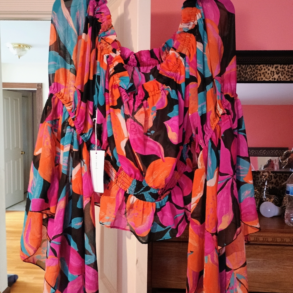Vibrant Multicolor Women's Top
